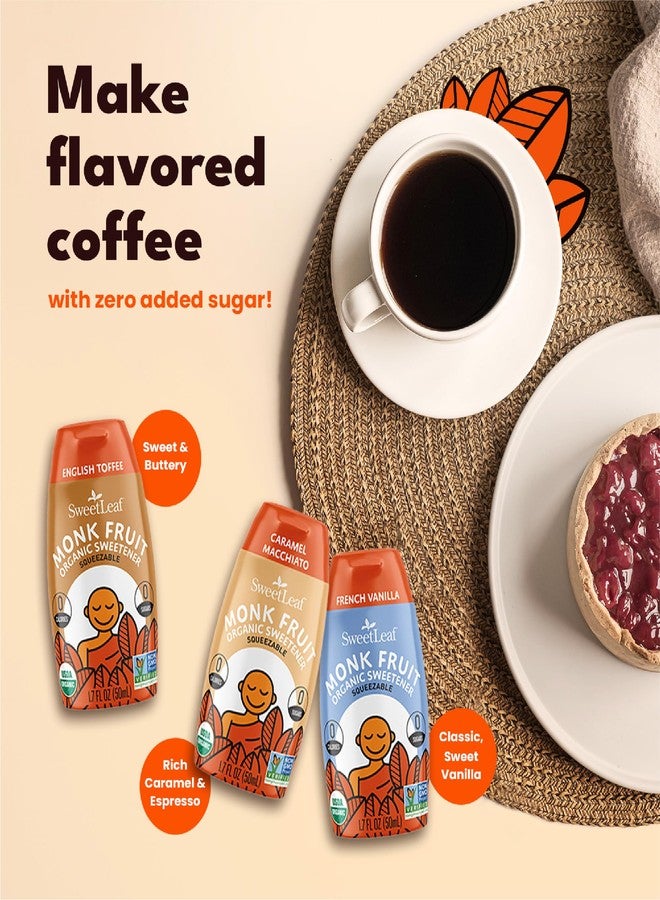 SweetLeaf French Vanilla Liquid Monk Fruit - Monk Fruit Liquid Sweetener Drops, Organic Monk Fruit Extract, Zero Calorie Sweetener, Sugar Free, Keto Friendly, Erythritol Free - 1.7 Fl Oz - Image 3